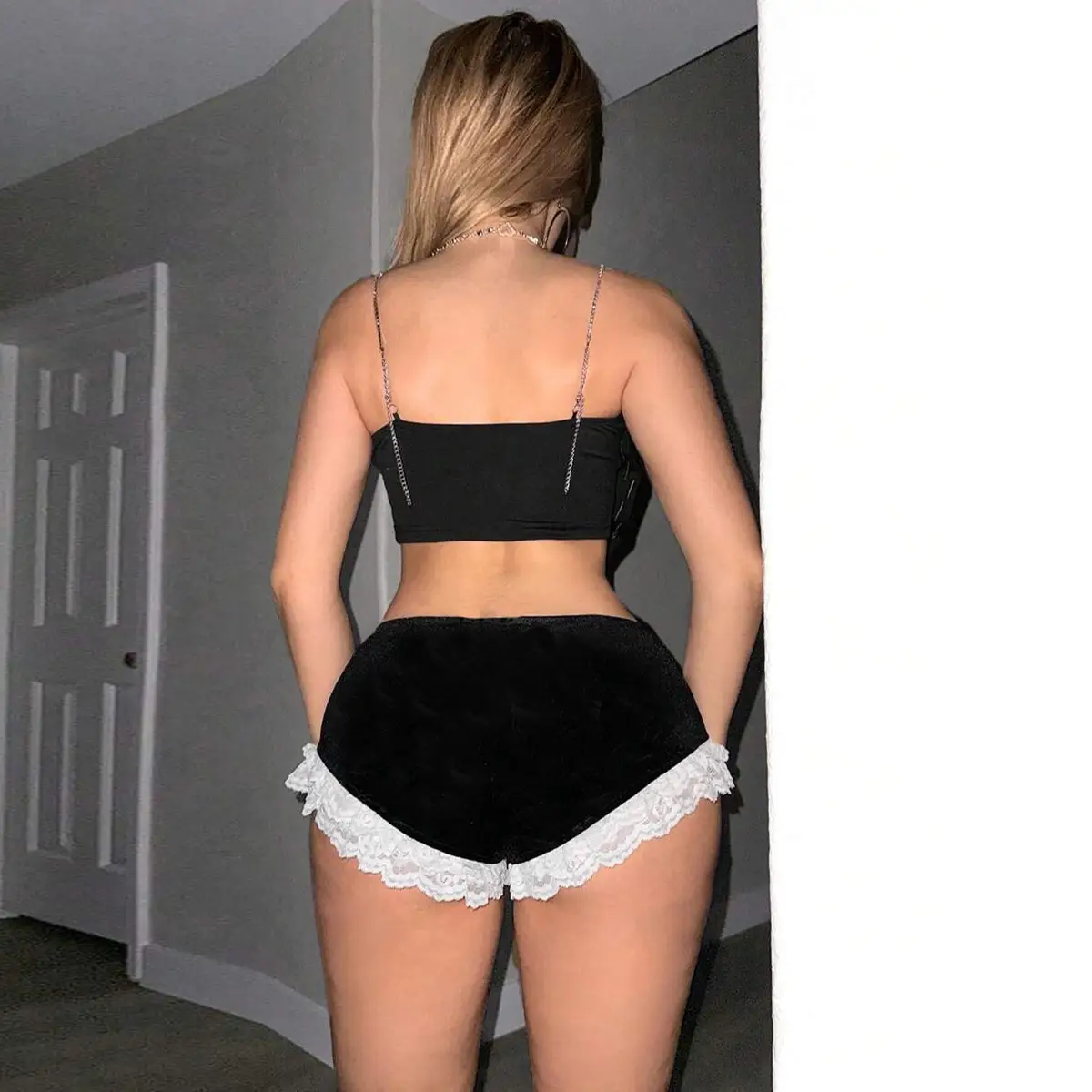 Patchwork Color-Block Women's Shorts