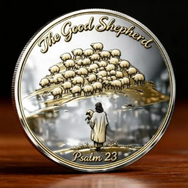Thou Art With Me Faith Commemorative Coin Medal