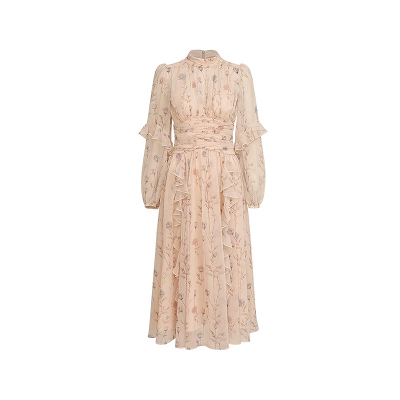 Chiffon Floral Wedding Guest Dress