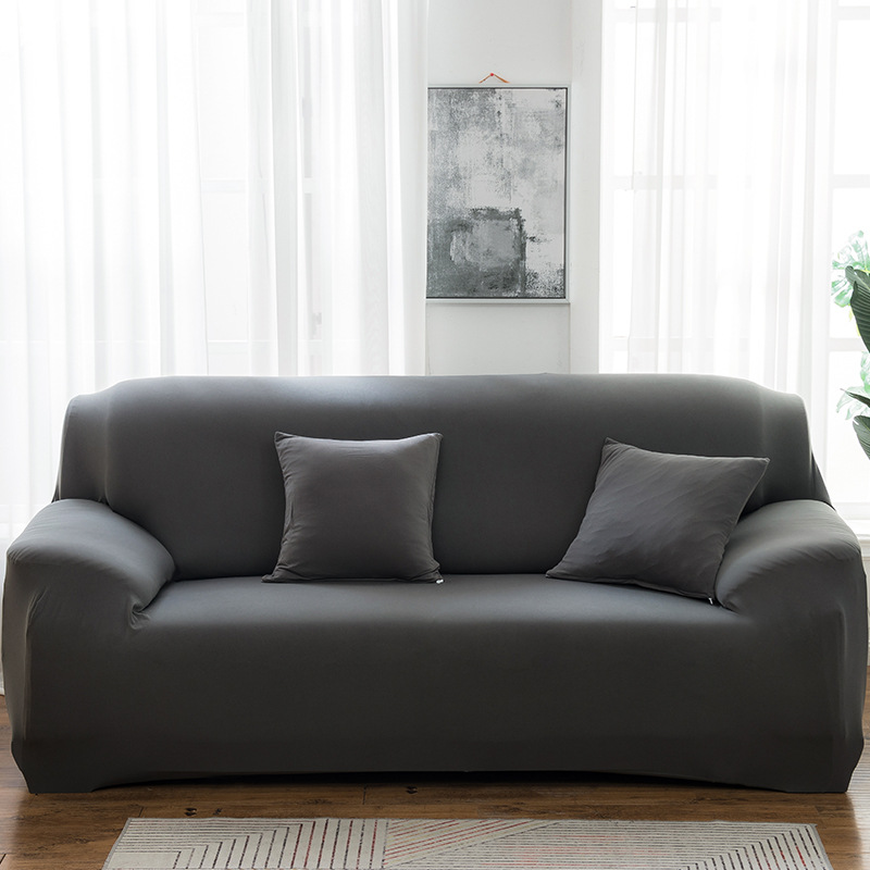 Stretchy Non-Slip Dust-Proof Fabric Nordic-Style Full-Cover All-Season Universal Sofa Cover 11