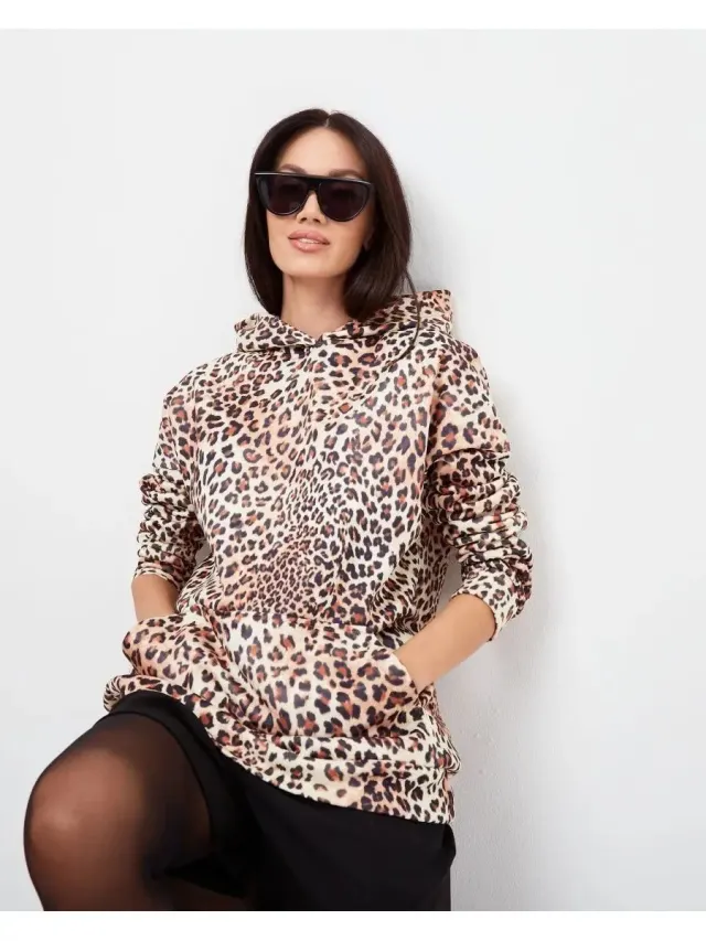 Women's Autumn Long Sleeve Hooded Pullover With Print Nslmwy0080 Xl - Shop at LoveMi