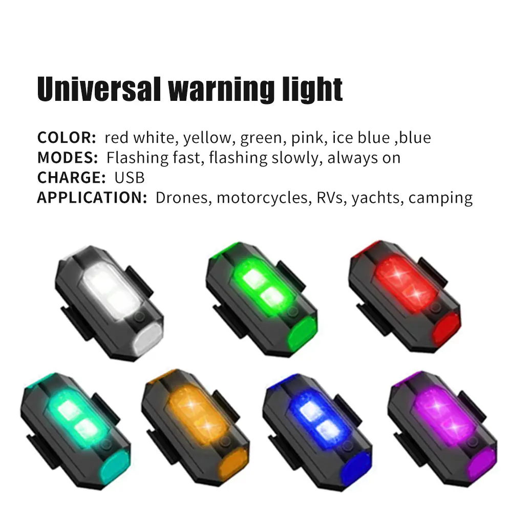 Motorcycle UAV Pilot Modified General Wireless 7-color Warning Light