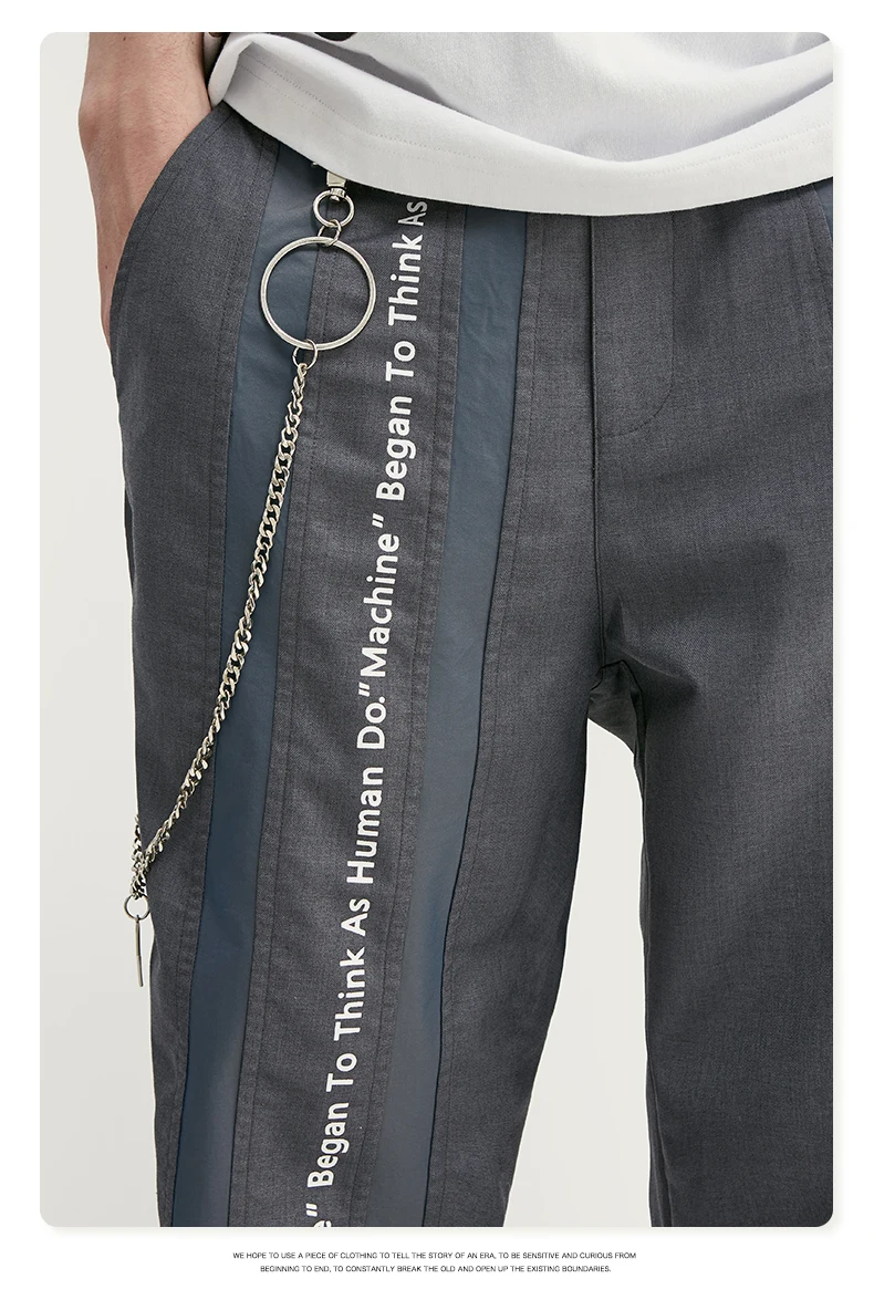 Title 10, Casual straight suit trousers