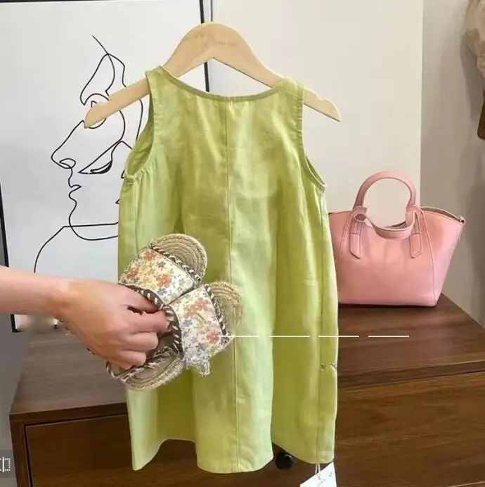 Soft-finishing Summer Fashion Vest Dress