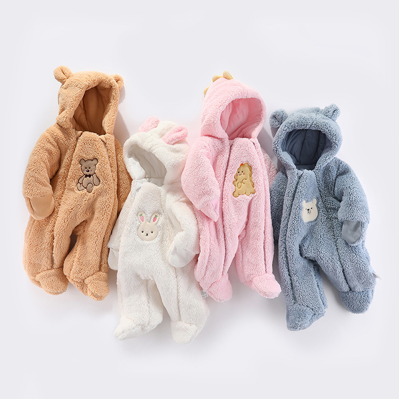 Thickened Cotton Romper For Infants And Toddlers