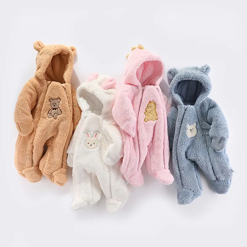 Thickened Cotton Romper For Infants And Toddlers