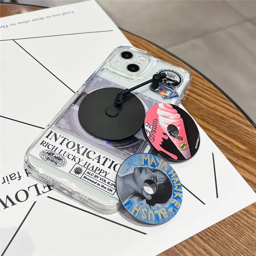 Cartoon CD Phone Case All-inclusive Soft Shell