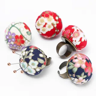 Ring-shaped Sewing Fabric Storage Pin Cushion Bag