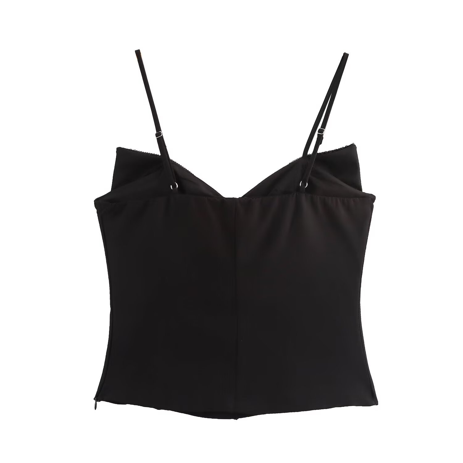 Niche Bowknot Decoration Design Sequin Sling Top