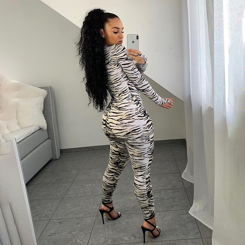 Title 5, New womens tight striped long sleeve Jumpsuit ...