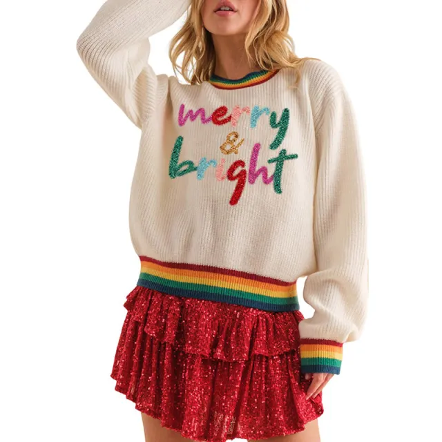 Pullover Round Neck Long Sleeves Top For Women Lc2723729 P1 L - Shop at LoveMi