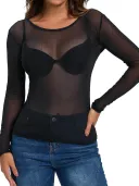 Roundneck Long Black