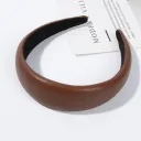2 Brown Pu Leather