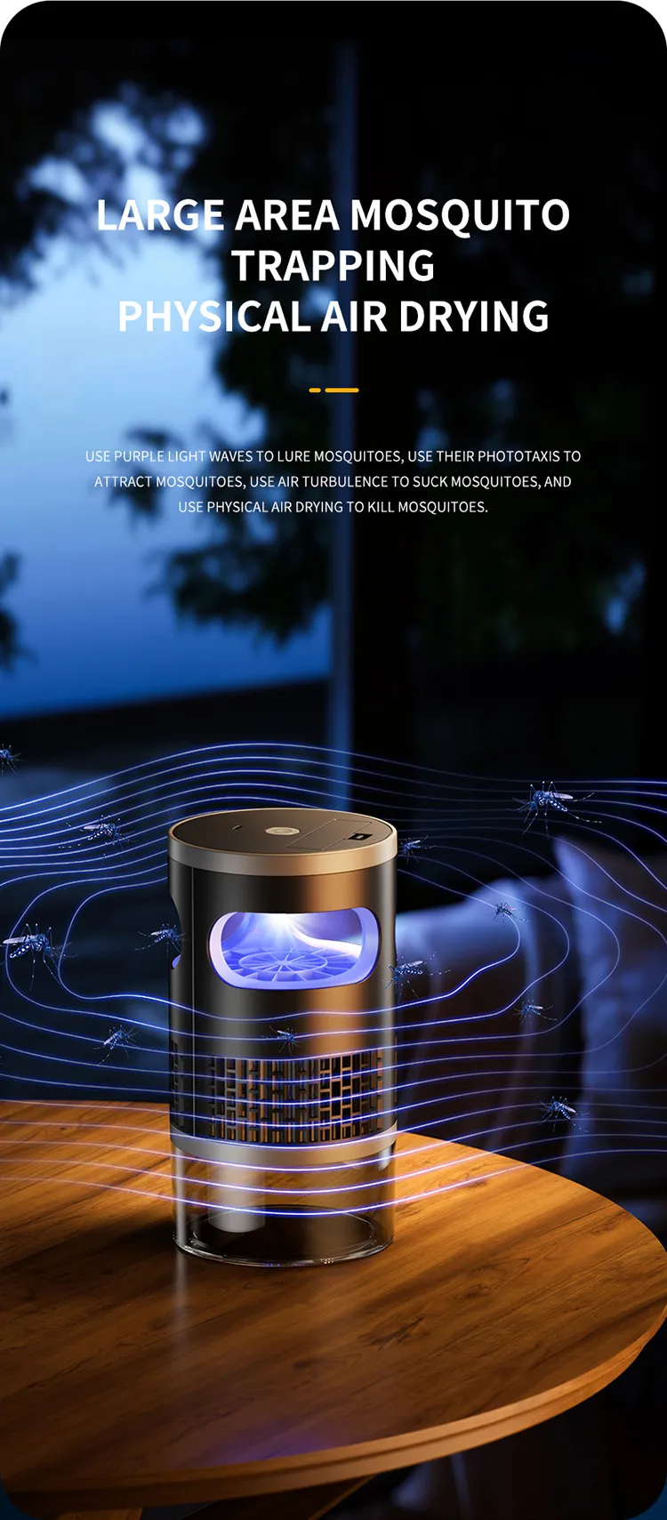 Indoor Insect Trap in use