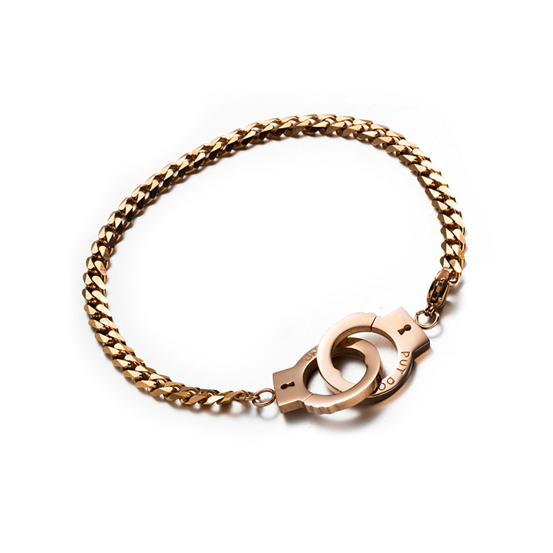 Trendy Concave Letter Belief Bracelet Hemp Flowers Chain