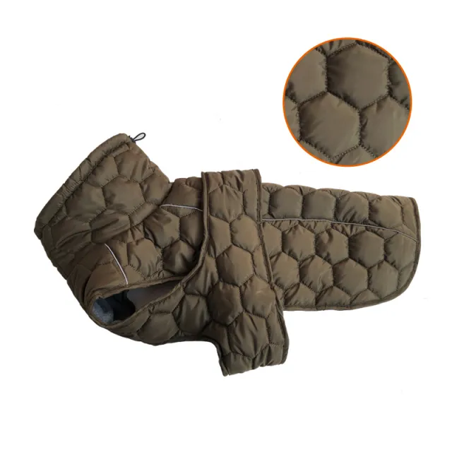 Dog Clothes Thickened Warm Outdoor Olive Green - Shop at LoveMi