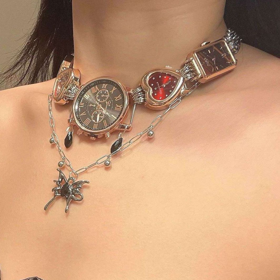 Heavy-duty Watch With A Niche Design A Timepiece Necklace
