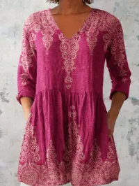 Summer Fashion Casual V-neck Women's Top - Vnsy01 Sx3052 - View 1