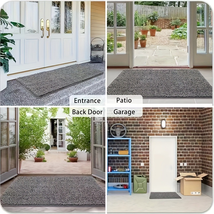 Title 3, Pet Chenille Bathroom Door Absorbent Floor Mat ...