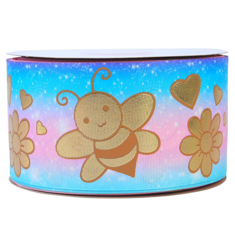Bronzing Printed Rib Ribbon Clothing Accessories — foto 12
