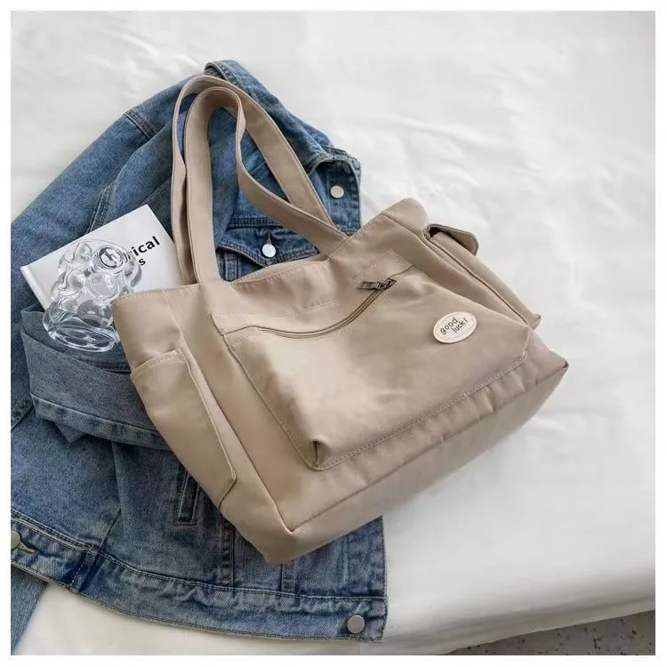 Fashion Women's New Casual Canvas Bag - Khaki