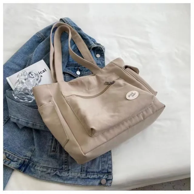 Fashion Women's New Casual Canvas Bag Khaki - Shop at LoveMi