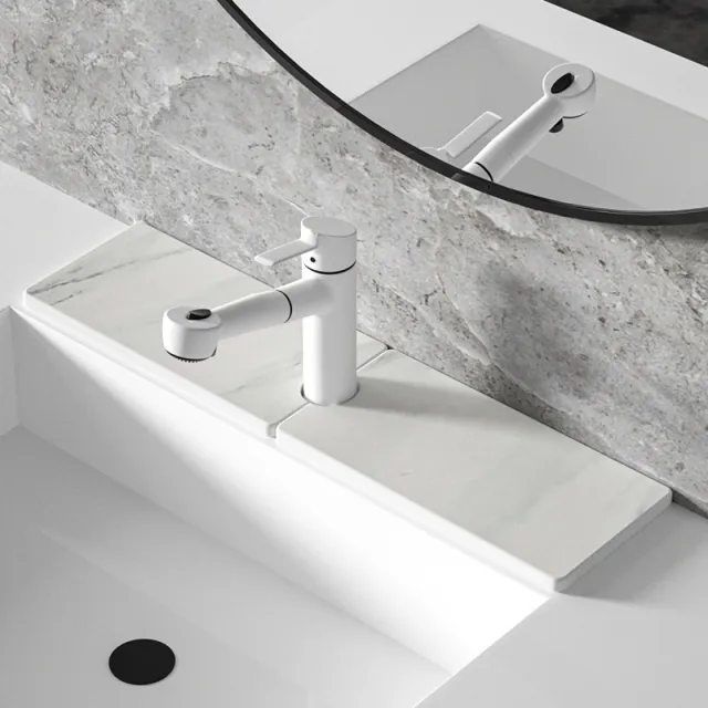 Drying Mat Absorbent Stone Plate Table Top Water Draining Pad Square White - Shop at LoveMi