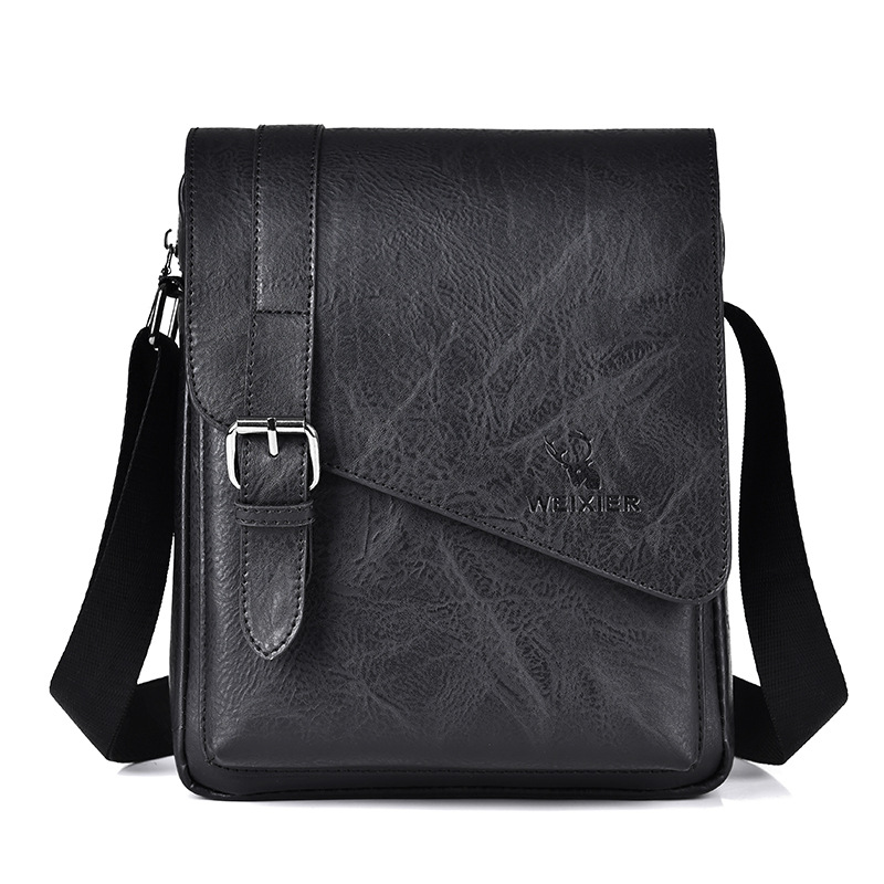 Men&rsquo;s Retro Casual Crossbody Bag Large Capacity Shoulder Travel Sling Bag