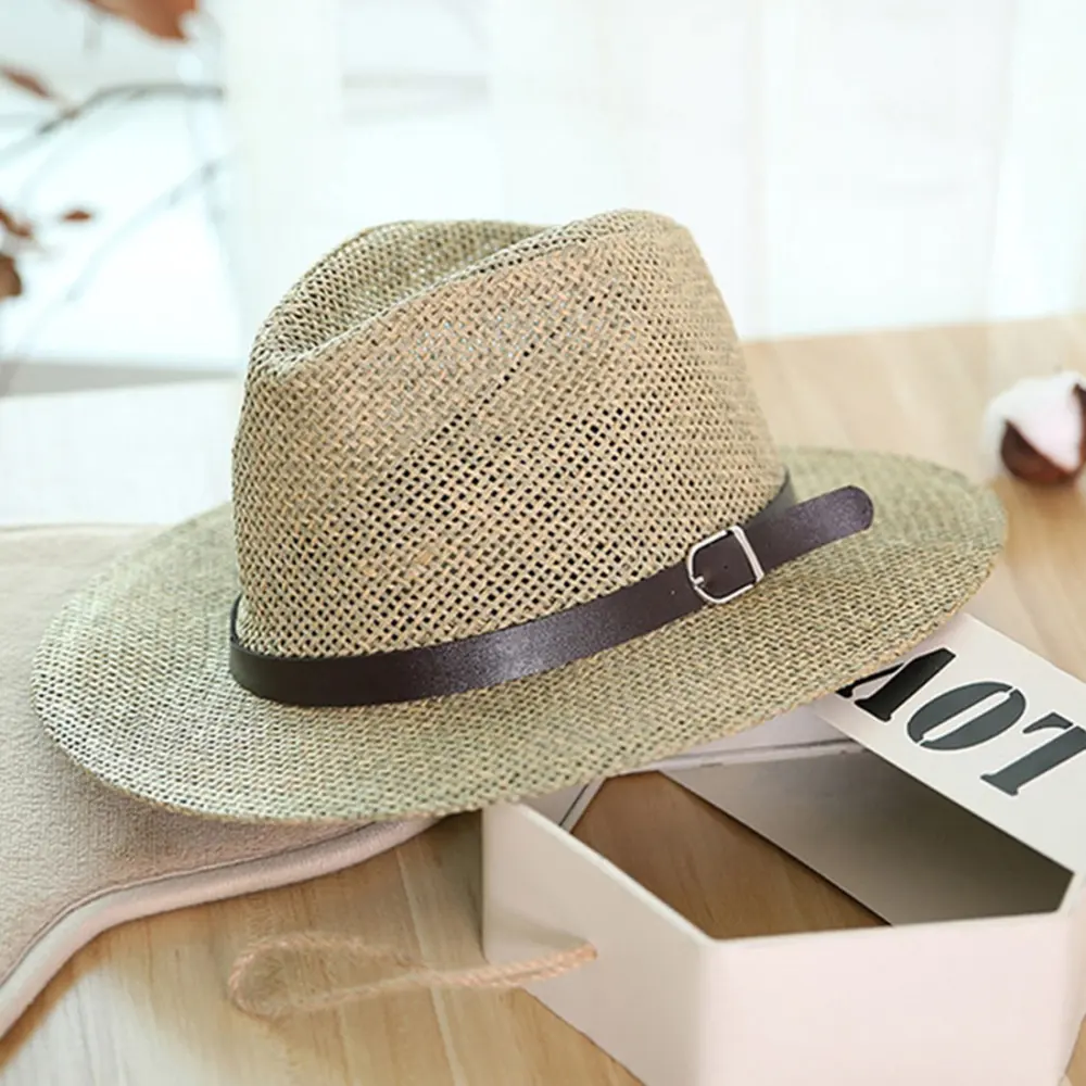 Panama Straw Hat Sun Protection Summer Sun Travel Beach
