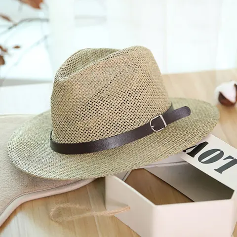 Panama Straw Hat Sun Protection Summer Sun Travel Beach