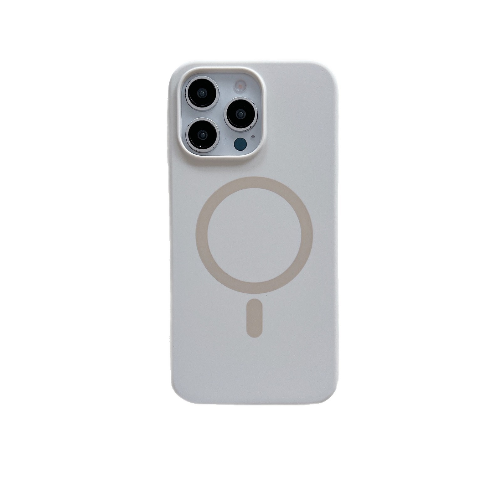 Solid Color Liquid Silicone Large Hole Magnetic Phone Case - Image 3