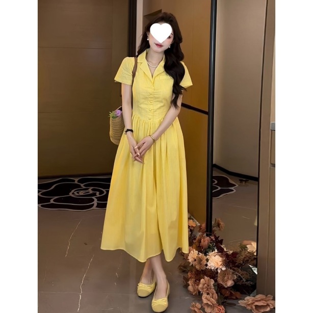 Womens A-line Shirt Fashionable Casual Dress