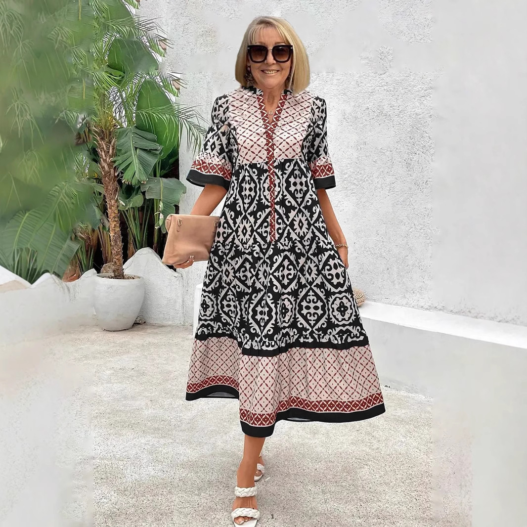 New Plus Size Women's Loose Dress