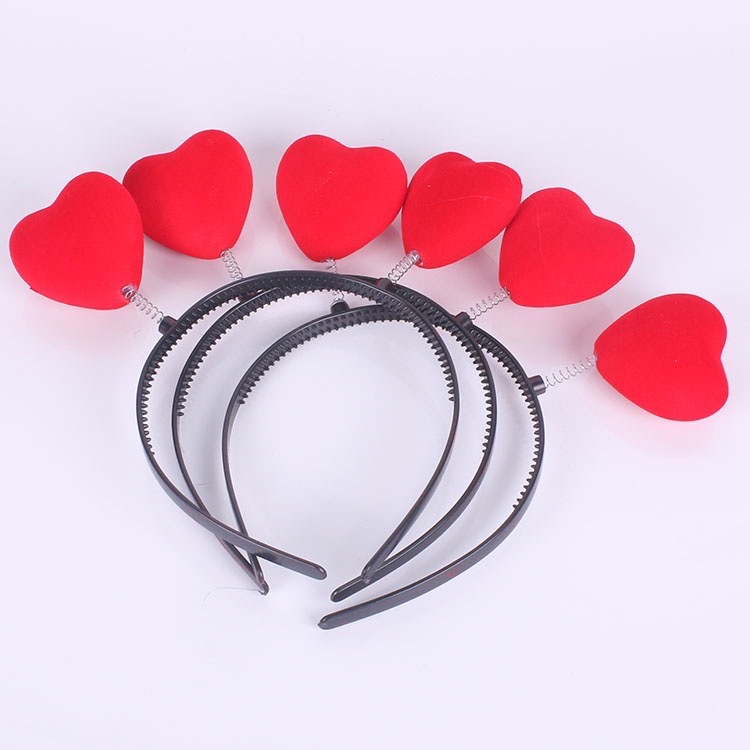 Red Heart Hair Band