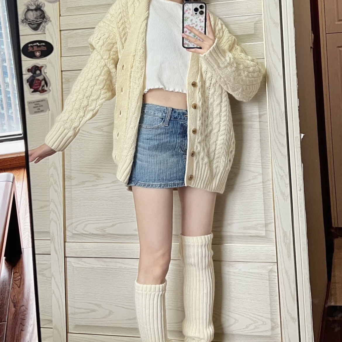 Women's Fashion Twist Loose Cardigan Coat