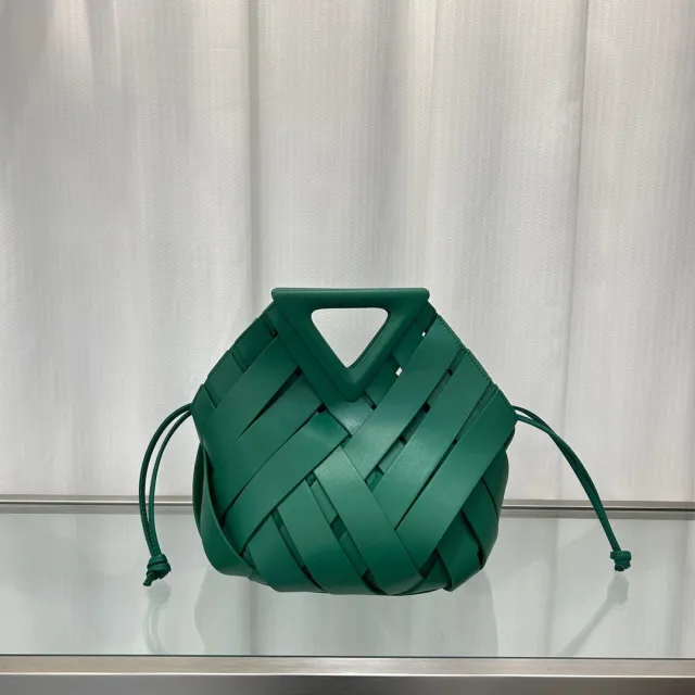 Triangle Magnetic Buckle Handbag Crossbody Women Green - Shop at LoveMi