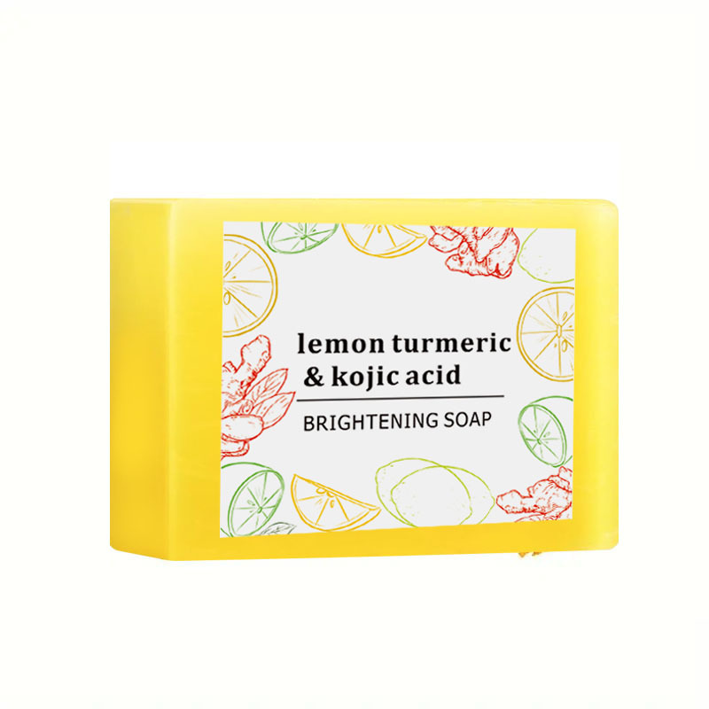 Cross-border Turmeric Handmade Soap With Kojic Acid And Lemon Scrub