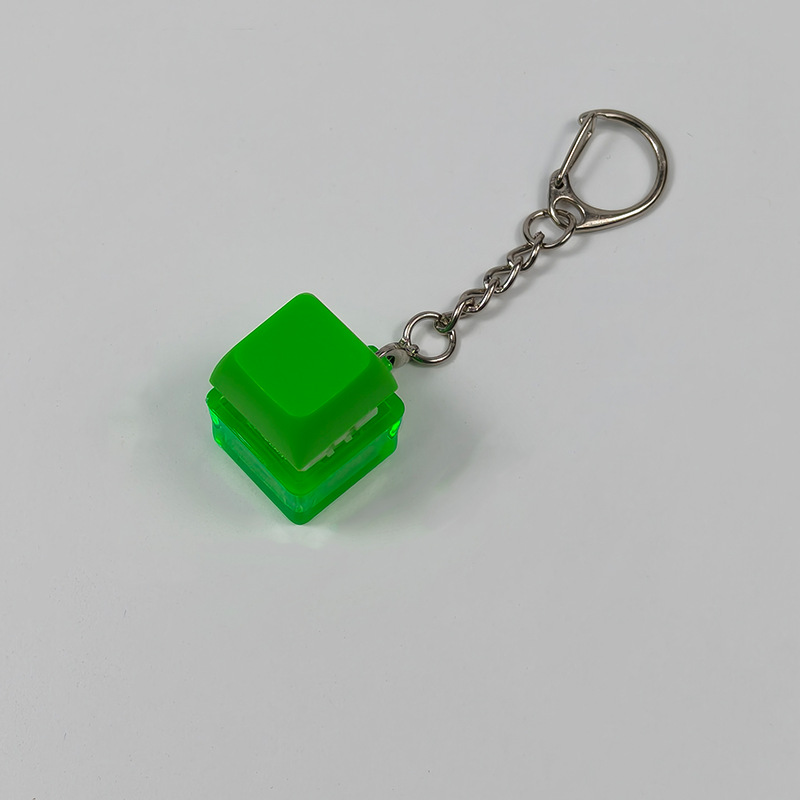 Stress-relief Keychain Toy With Finger-popping Buttons For Venting