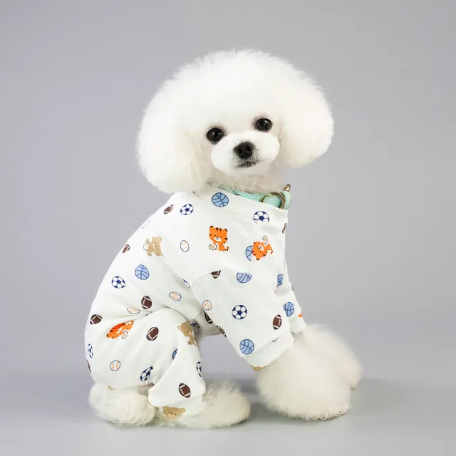 Pet Clothes Pajamas Five color Home Wear Football - Shop at LoveMi