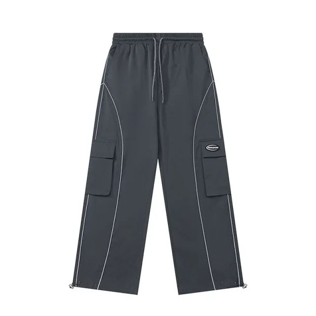 Oversize American Overalls Spring And Autumn Outdoor Gray K2035 - Shop at LoveMi