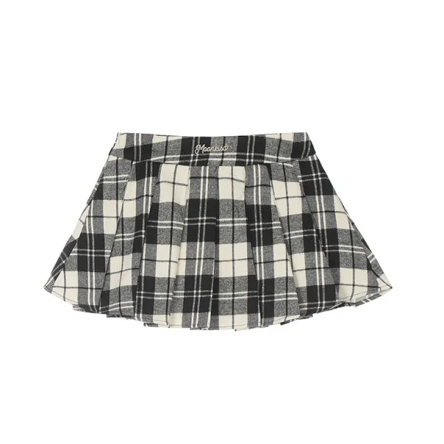 TKPA American Retro Plaid Skirt Black - Shop at LoveMi