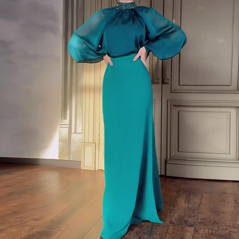 Vintage Court Style Temperament Elegant Dress Two-piece Set