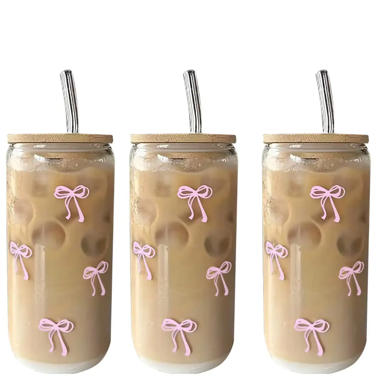Simple High-borosilicate Cola Glass With A Heat-resistant Wooden Lid