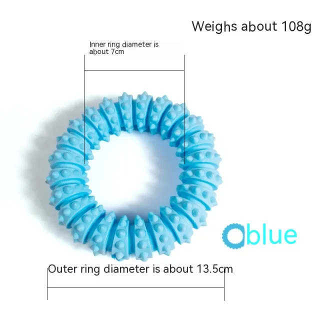 Pet Foam Ring Anti Bite Molar Toy Blue - Shop at LoveMi