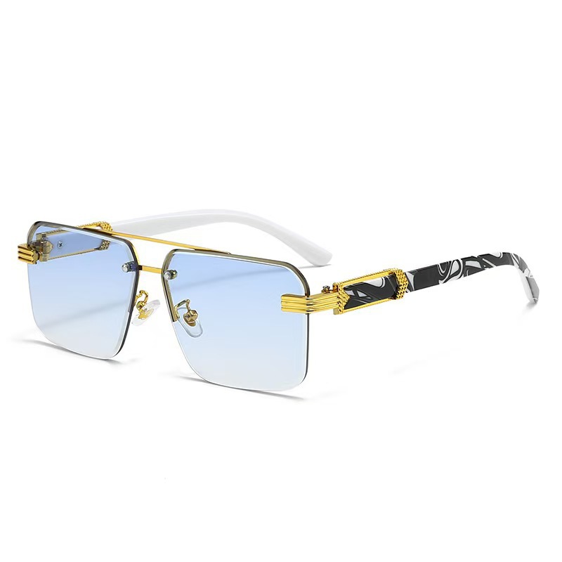 Half Frame Large Frame Diamond Mirror Leg Bag Flower Trendy Men And Women