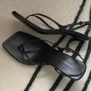 Summer New Flip flops Stiletto Heel Flip flops Light Black - Shop at LoveMi