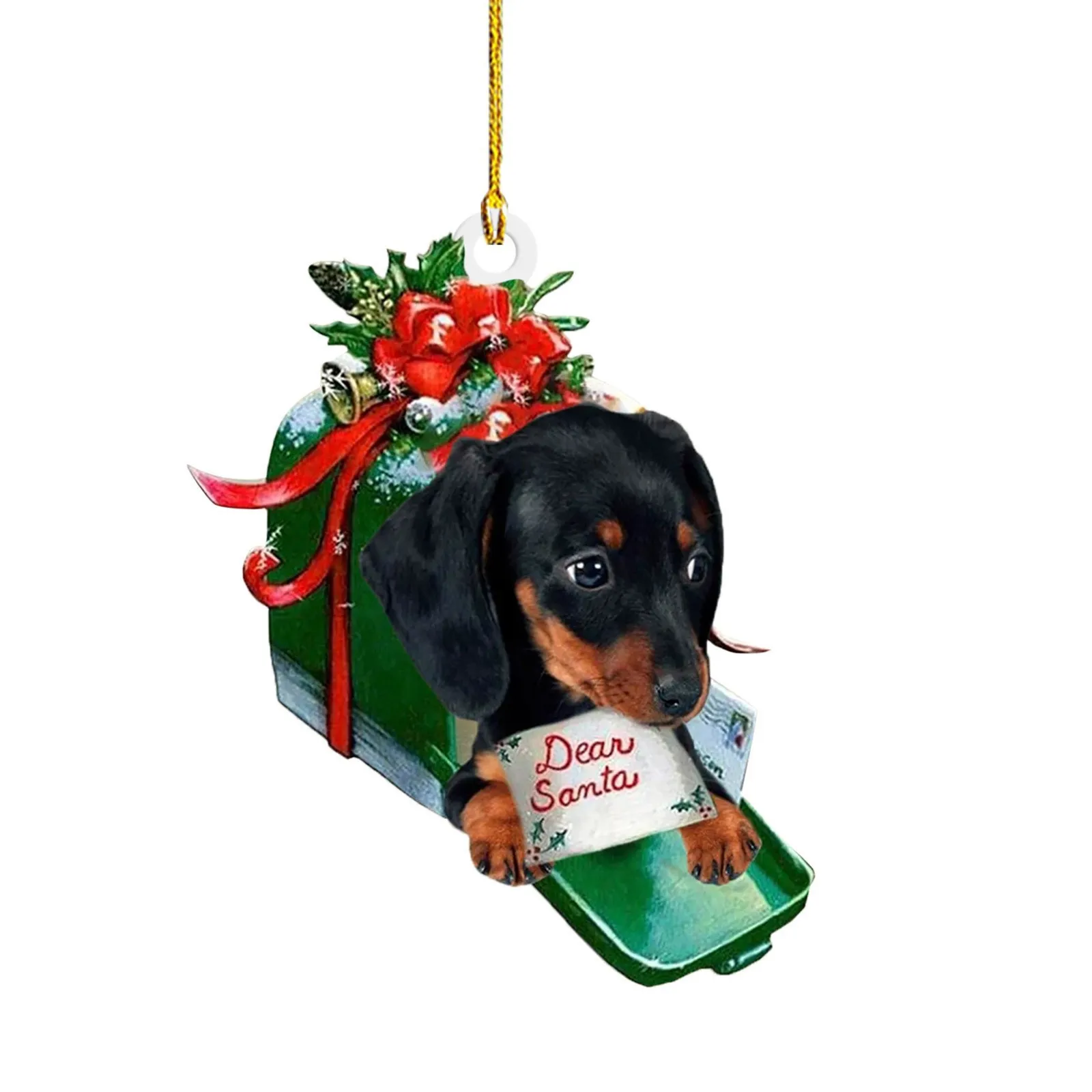 Christmas Sausage Dog Decorations Home – image 9