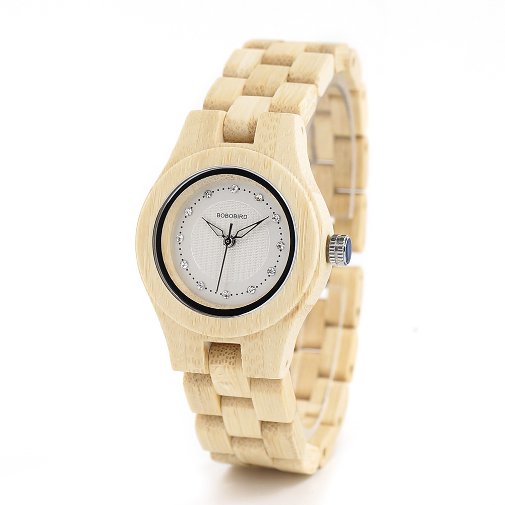 Mens And Womens Minimalist Casual Retro Wooden Watch 5