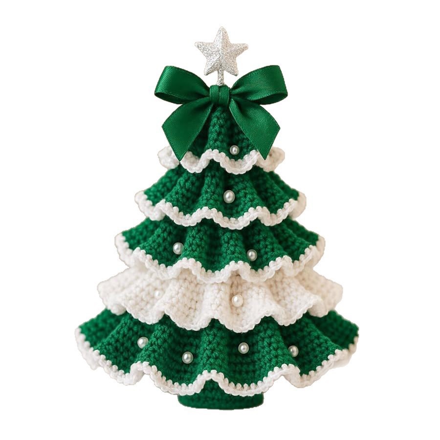 Crochet Christmas Tree Decoration DIY Material Package