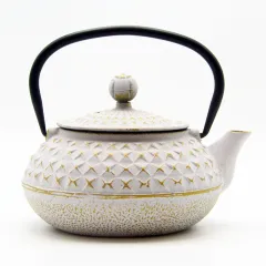 Household Enamel Coating Household Boiling Water Teapot - 600Ml White - View 1